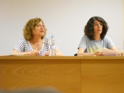 Presentación en el Aula de poesía Universidad de Murcia.